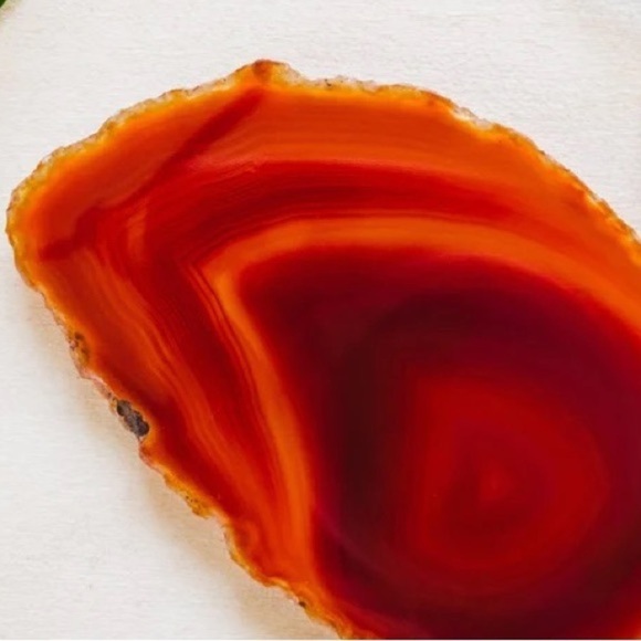 𝅺ORANGISH Red Fire Crackle Agate Dangle Earrings - Picture 8 of 14